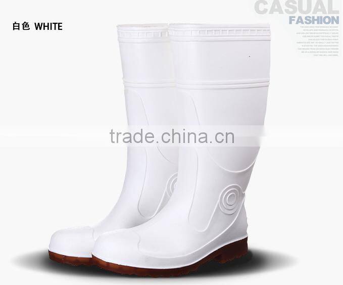 2015 pvcblack rubber rain boots For men
