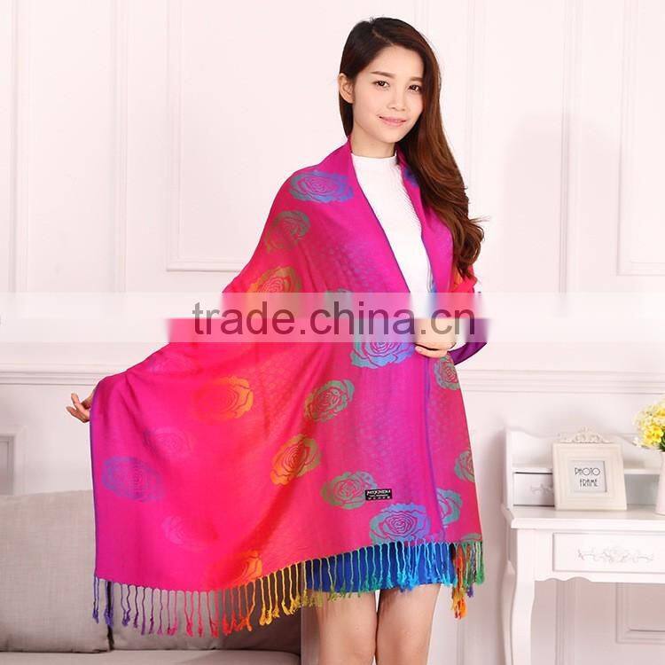 Jacquard Women Muslim Hijab Shawl