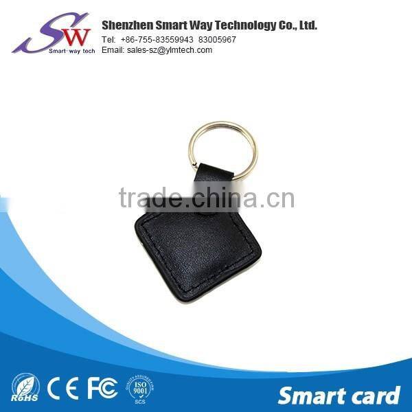 access control systerm compatible 4100 smart card by leather keychain
