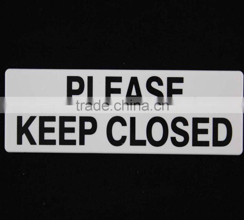 self adhesive toilet sign board