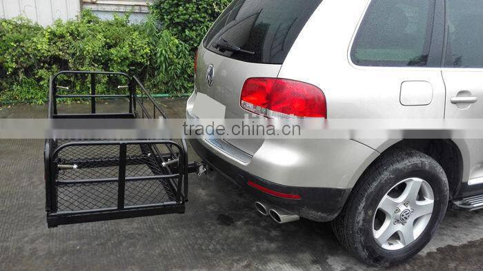 RS04 Quality-assured folding hitch mount car cargo carrier