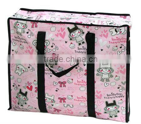 non-woven shopping bags, glossy laminated pp shopping bag ,non woven zipper bag