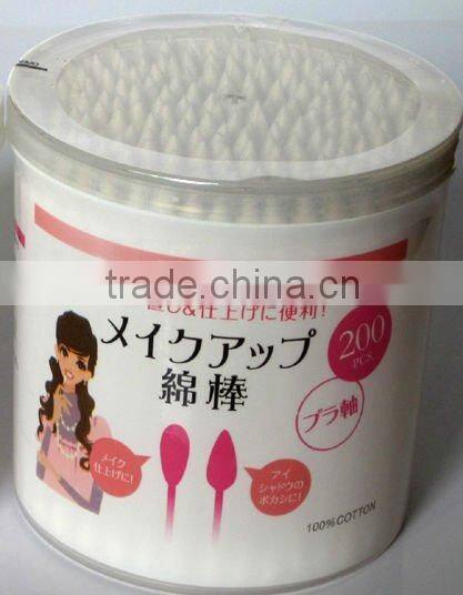 cotton bud in plastic jar new design2014