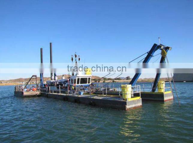18 inch water jet boat/gold dredger with sand suction pump