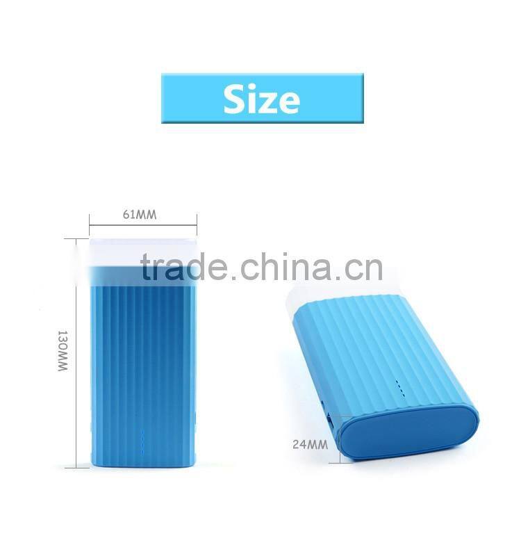 2016 Good Quality Big Capacity 10000mah LED Torch Power Bank