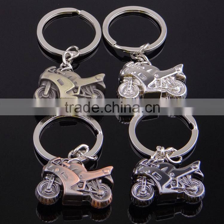 3D fashion alloy motorbike keychain