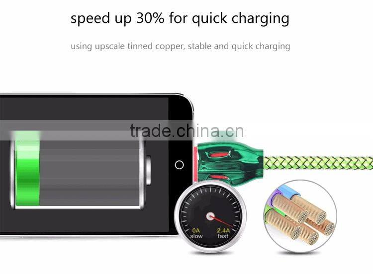 Wholesale High Quality Snake Design 2.1A Micro USB Data Sync Charging Cable for Samsung for LG Android USB Cable