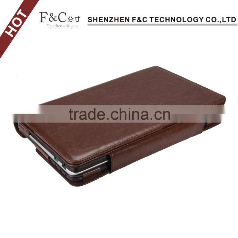 Factory price 11.6 inch removable leather tablet keyboard cover case for asus transformer book t200