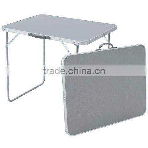 little aluminum folding camping table