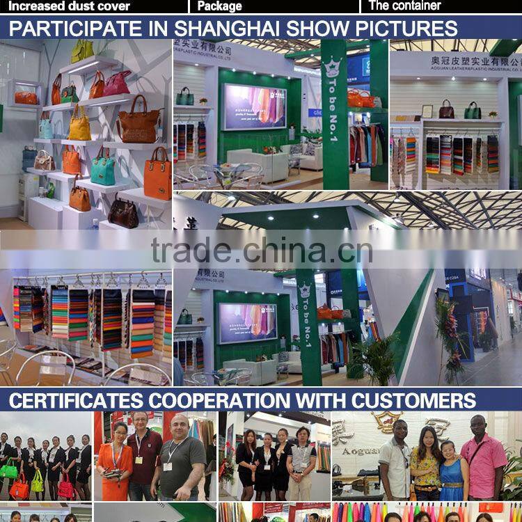 Printing flower pattern Pu synthetic Cork leather for shoe