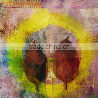 fresh flower printing canvas prints rural style decoration wall art