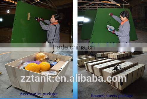 glass coated steel tanks comply with American standard of AWWA