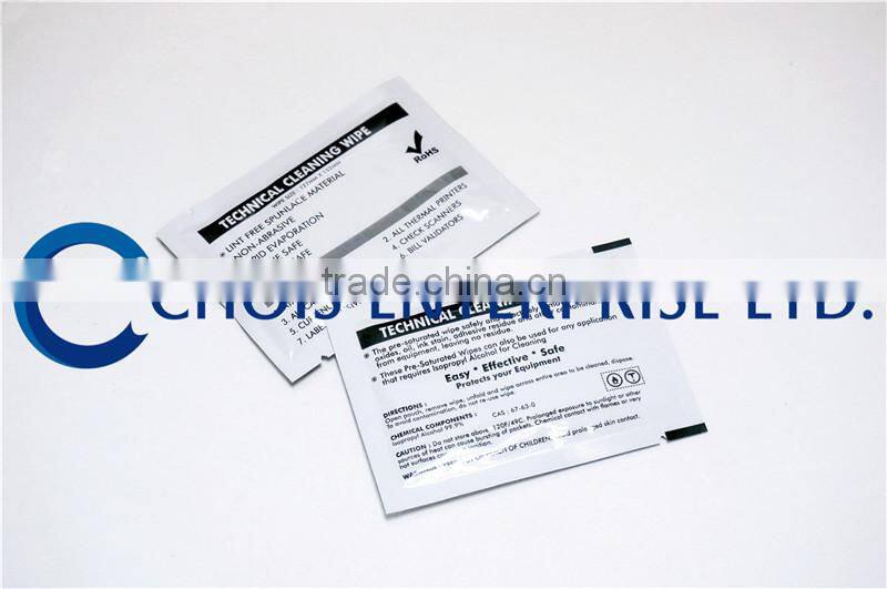 Compatible Evolis A5024 Cleaning Wipes, High Quality