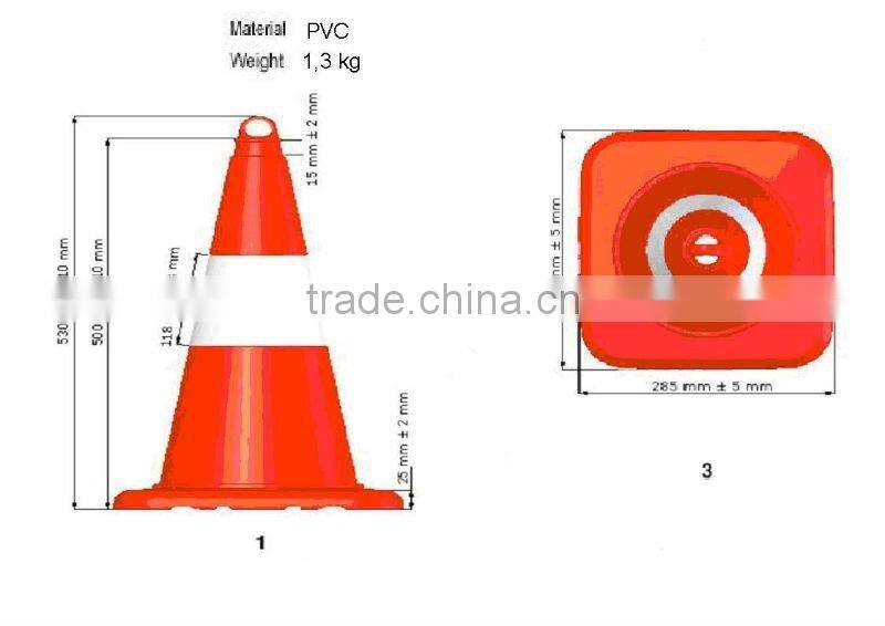 big sale CE colorful warning soft marker cones