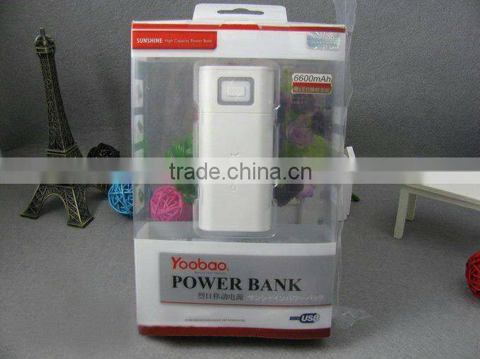 Hot selling Yoobao 6600mah Power Bank, YB631, Mobile Charger