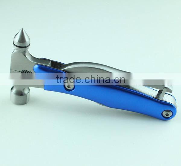 7 in 1 Multifunctional Rescue Safety Hammer With Carry Bag For Outdoor