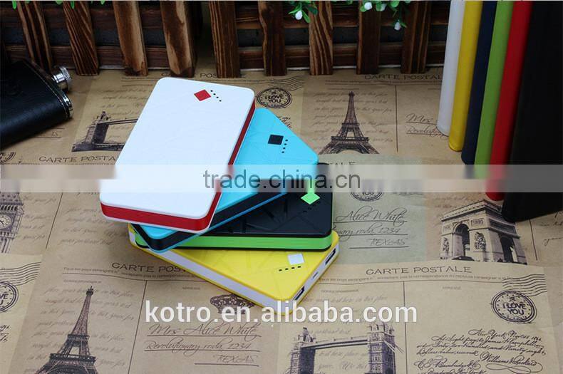 4000mAh 8000mAh Li-polymer Cube battery charger pack Portable Power bank for iphone