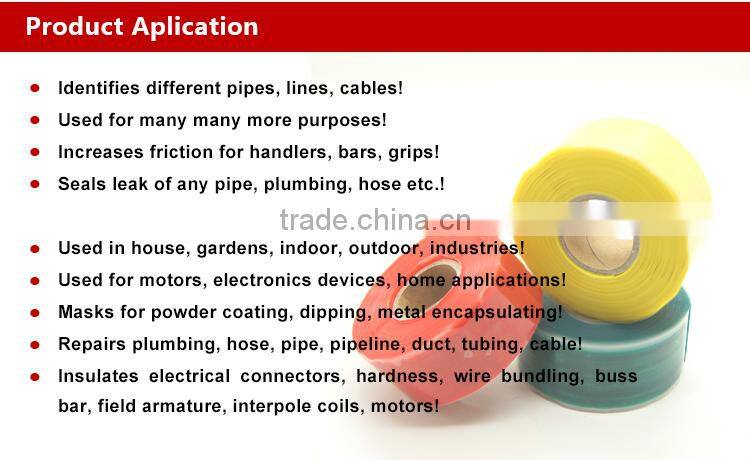 Isermal Red color silicone rubber rescue repair tape