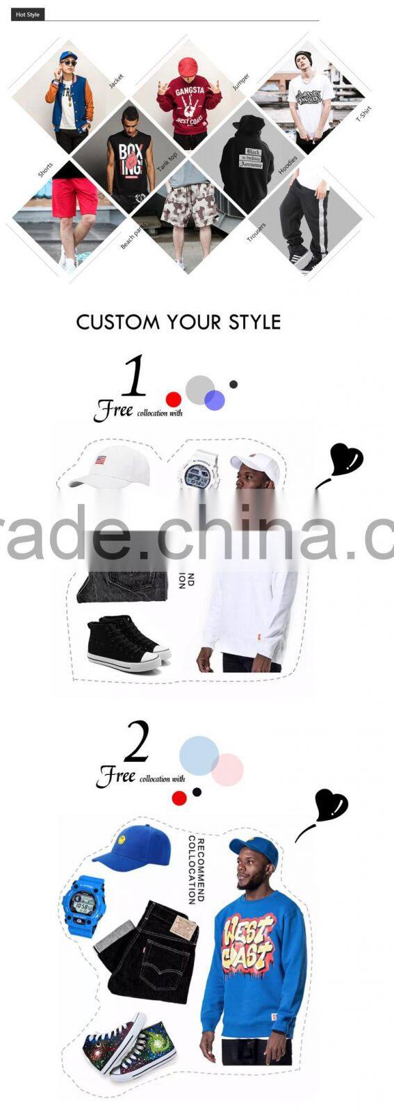 Wholesale Custom Fashion Hoody DIY Design And Measurement
