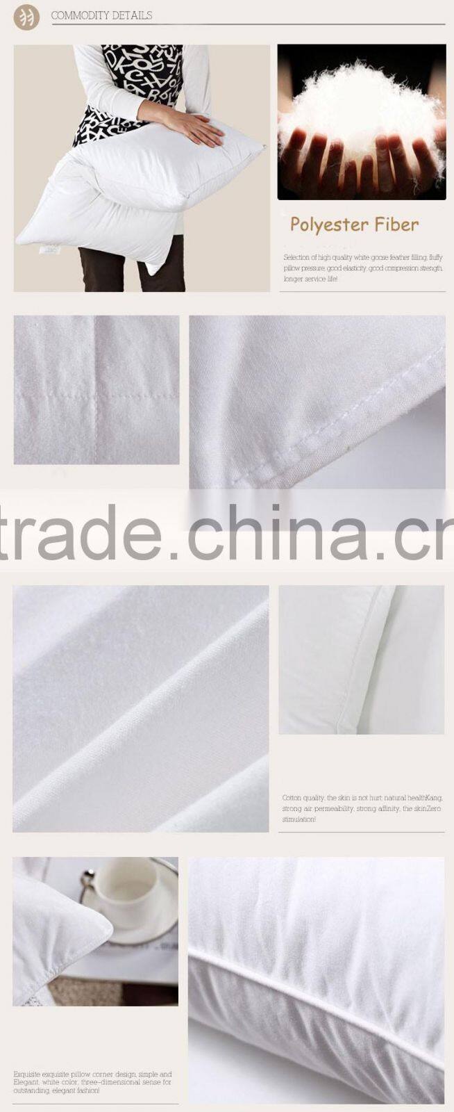 Wholesale White Cotton Silk Pillow For Hotel