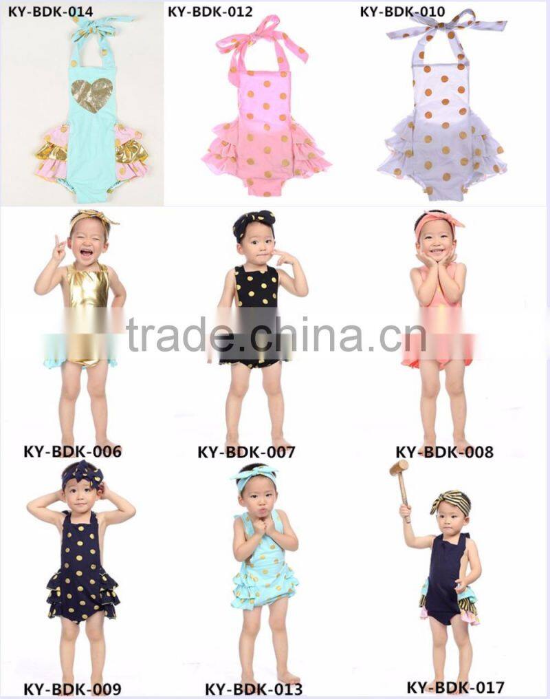 Hot sale! Children fashion mermaid romper with headband