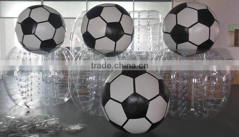 0.8mm TPU bubble ball human sized soccer bubble ball