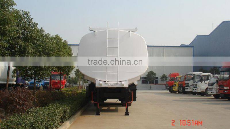 60 cubic meters oil tank trailer fuel tanker semi-trailer 7 compartments