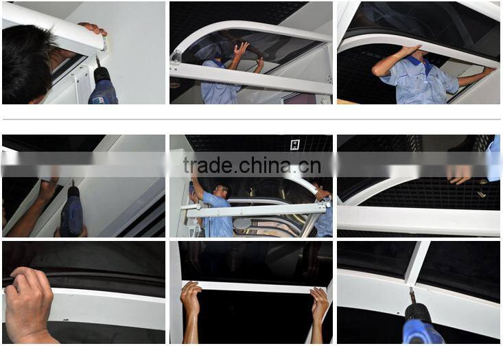 2015 decorative aluminum rain-proof shed for sales