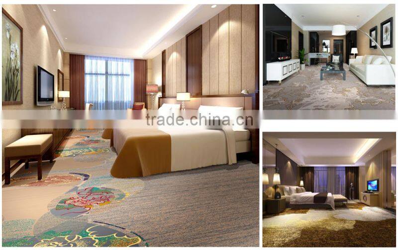 Econimic nylon printed carpet for hotel corridor