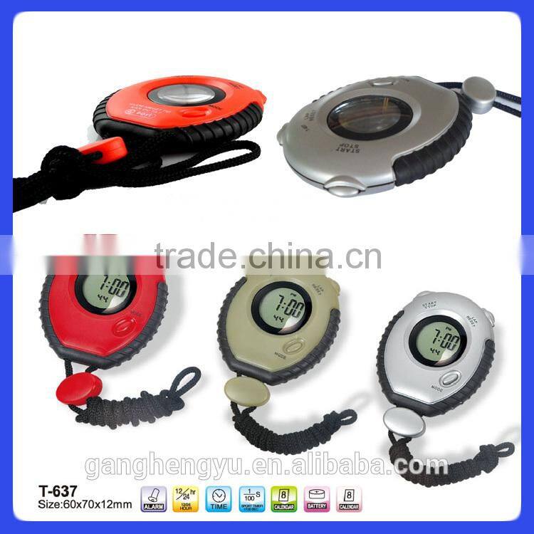 Hang a rope of electronic digital mini stopwatch
