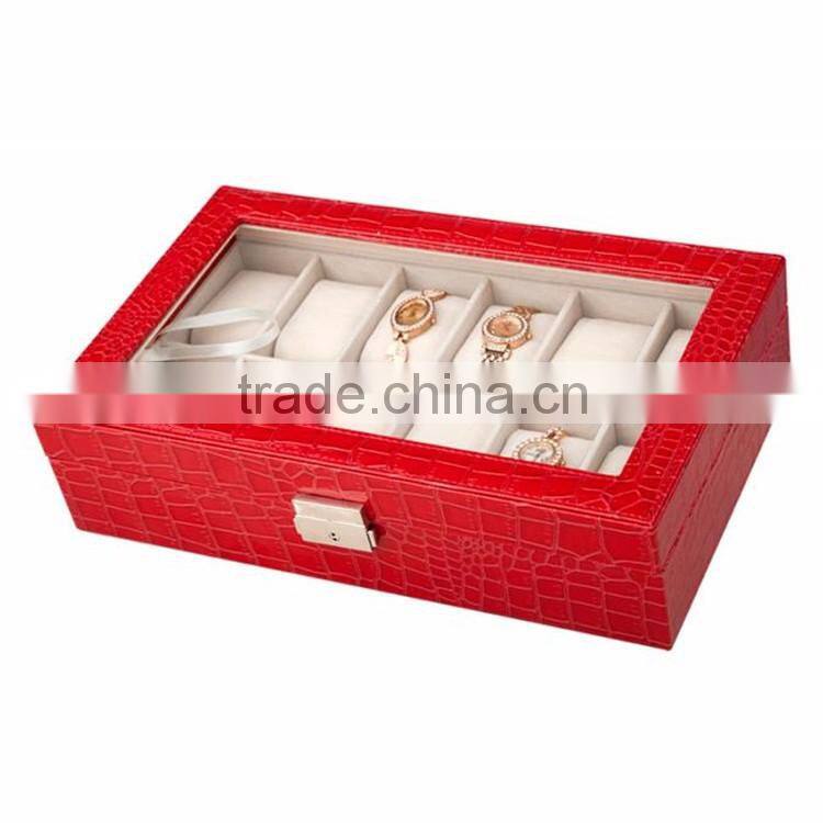 Custom Made 12 Slots Wooden Modern Watch Winder Boxes.