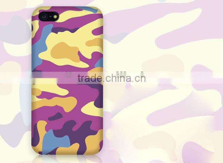 Camo print hard Mobile Phone Case cover for iphone 5c