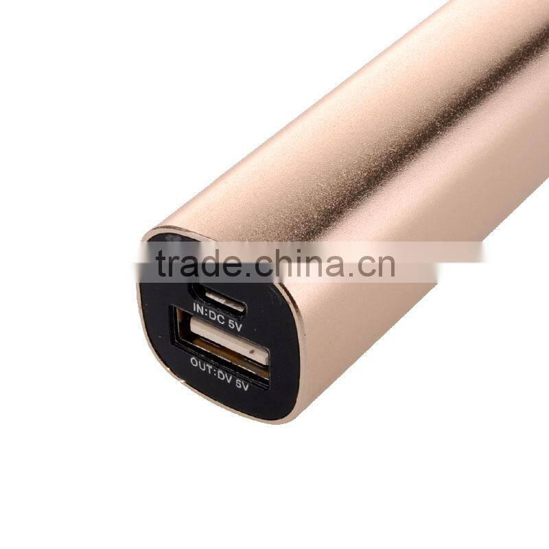 mobile phone accessories factory in china portable power bank 2600mah