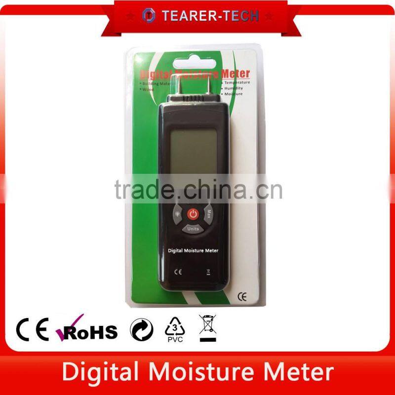 LCD Display Digital Wood Moisture Meter for Wood, Sheetrock, Carpets TL-700