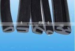 Metal edge sealing strip/EPDM rubber PVC clip sheet seal strip