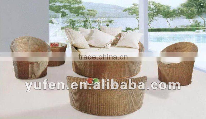 best selling rattan wicker cheap sofabed