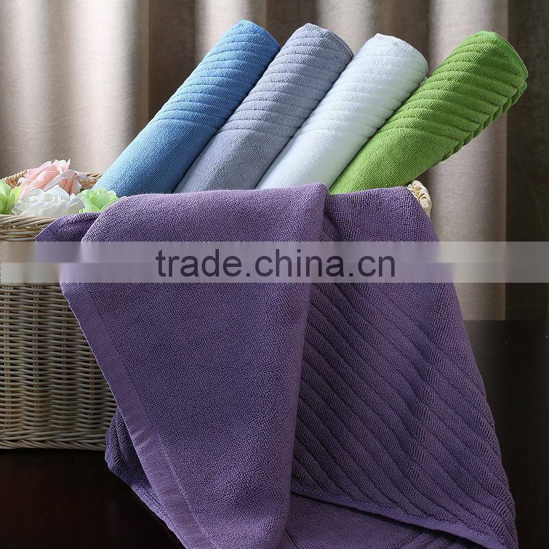 5 Star Hotel Use 32S White 100% Cotton Terry Towel Bath Mat