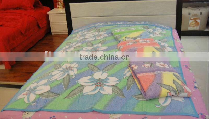 Super soft Luxury and high quality three layers heavy 100% cotton gauze towelket towel blanket