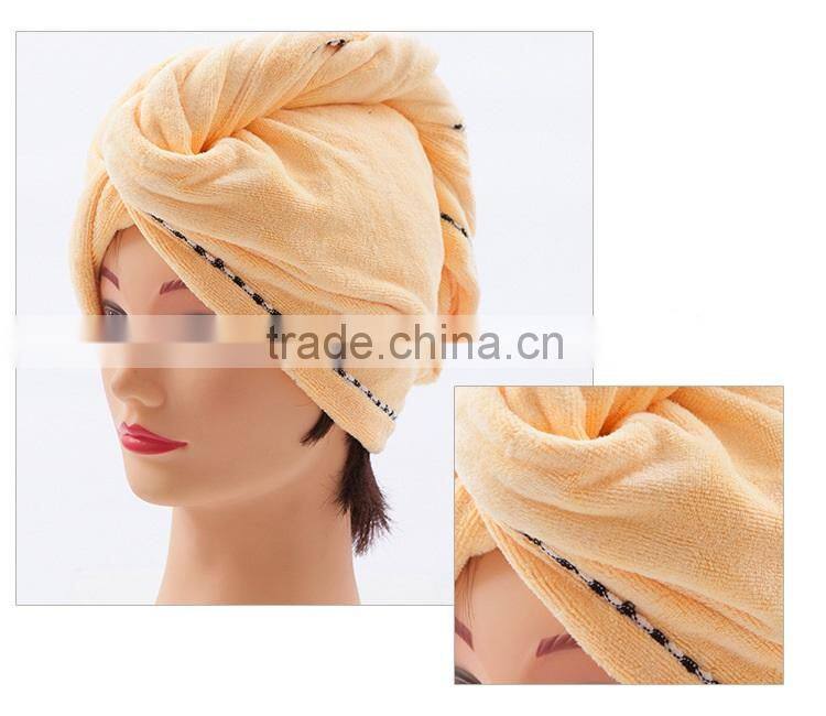 Adult shower cap microfiber bath cap