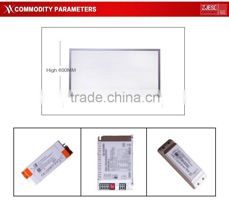 Embedded 4000*4500K CRI>80 led panel light 600*1200 75w