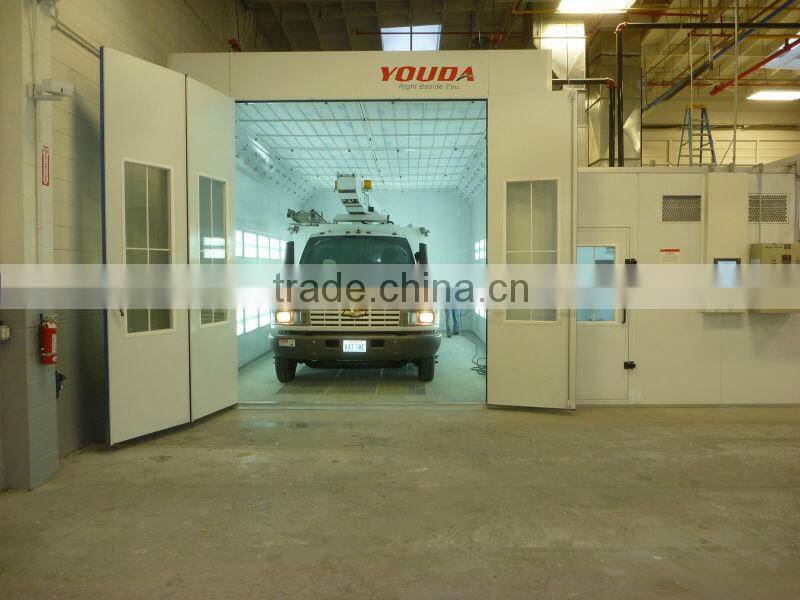 European design Water curtain spray booth with CE Approved