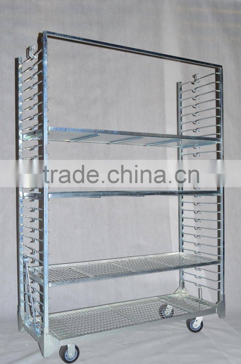 best seller slider cart/iron serving cart for US market