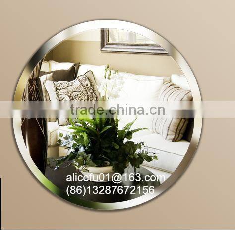 cheap round design decorative wall mirror 3mm 4mm 5mm