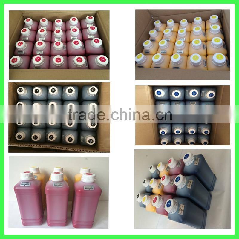 Special researched DX7 eco solvent ink for leather printing