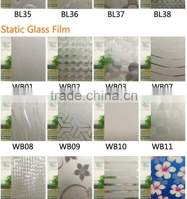 WB50 Wholesale Office PVC Window Static Glass Film Decoration Stickers