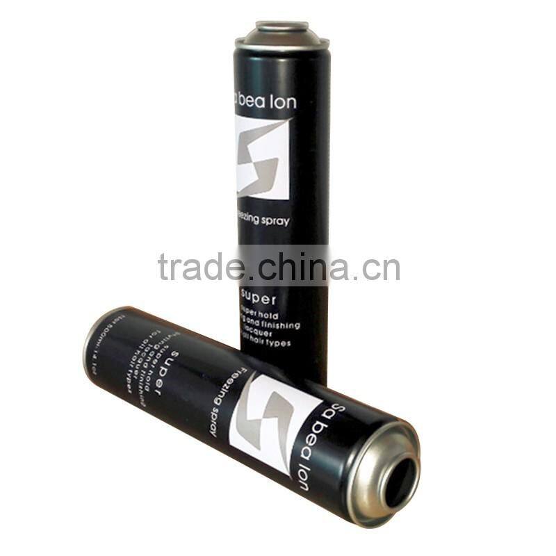 Wholesale good quality aerosol salon cans,hair spray tinplate cans