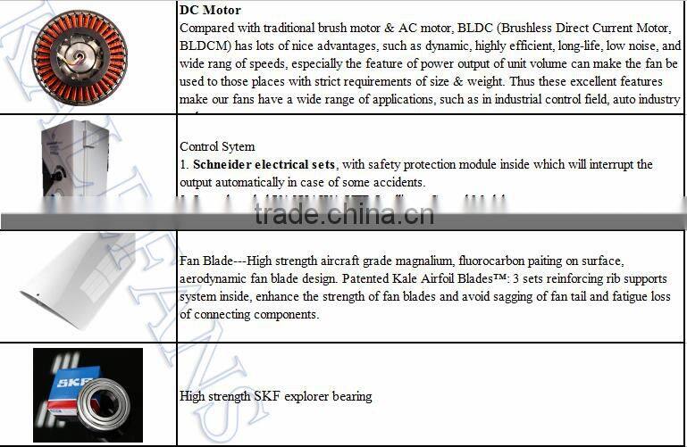 VFD Control Speed Adjustable Cool DC Ceiling Fan