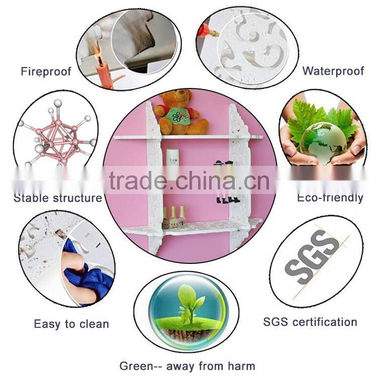 floating hanging wall shelf , adjustable wall mount shelf