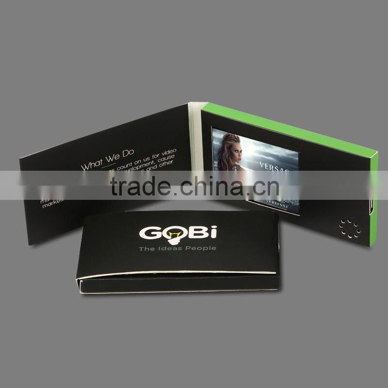 Competitive price 5" video brochure card in paper crafts