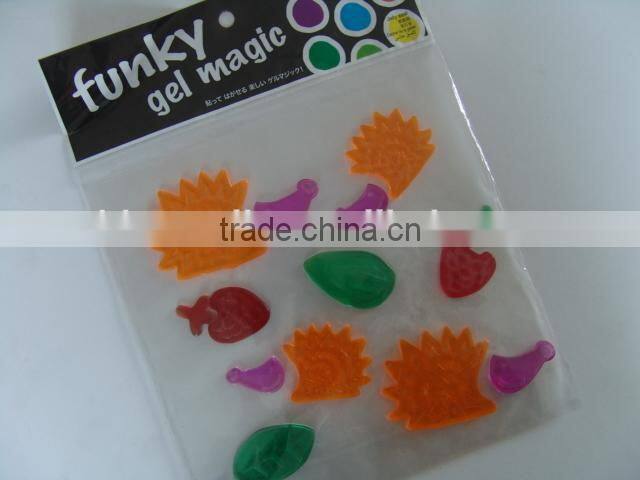 Jelly Gel Stickers, Gel Clings